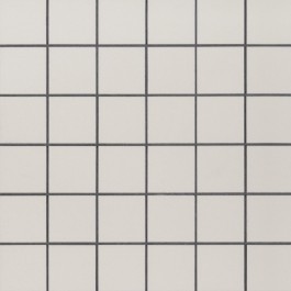 Domino White 2X2 Matte Ceramic Mosaic Tile