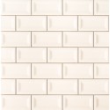 Almond Glossy 3X6 Inverted Beveled Subway Tile