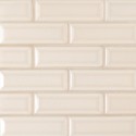 Antique White Glossy 2x6 Bevel Ceramic Subway Tile
