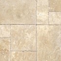 Tuscany Beige French Pattern 16 Sft x 10 Kits Tumbled Paver