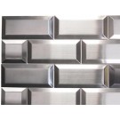 Oddysey Subway 3"× 3"  Stainless Steel Mosaic