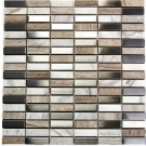 Stainless Steel and Stone 5/8 x 2 Blend Mosaic