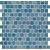 Carribean Reef 1X1 Staggered Glass Pool Tile
