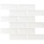 Whisper White 2x6 Bevel Subway Ceramic Tile