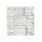Bianco Oro Basketweave 1X4 Polished Marble Mosaic