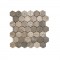 Tunisia Thala Grey 2X2 Honed Honeycomb Marble Mosaic