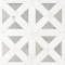 Bianco Dolomite Geometric Pattern Polished Mosaic