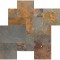 California Gold French Pattern 16 Sft Gauged Slate tile
