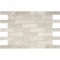 Capella Ivory 2X10 Brick Pattern Matte Porcelain Tile