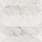 Carrara White 3x12 Honed Picket Shape Tile