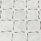 Danza Arabesque 10.94X10.19 Polished Marble Mosaic Tile-2