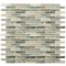 Lazio Brick 1x4x4mm Glass Mosaic Tile-1