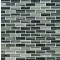 Midnight Blue Ombre 2x6x6mm Glossy Glass Subway Tile