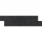 Premium Black 4.5x16 Split Face Mini Ledger Panel 