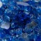 Sapphire Blue 1.27 CM 10 LBS Crystal Reflective Fireglass