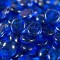 Sapphire Blue Round 1.27 CM 10 LBS Crystal Reflective Fireglass