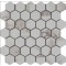 Statuario 2X2 Hexagon Matte Mosaic