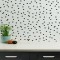 White and Black Pennyround Glossy Porcelain Mosaic Tile-2